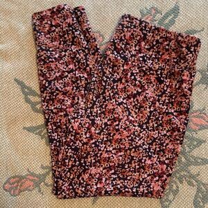 Terra Sky Floral Print Pants OX (14W) VG